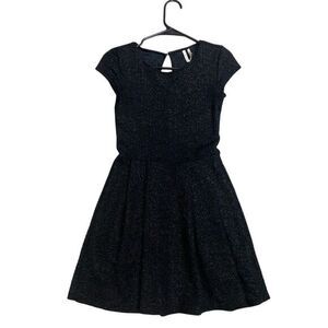 Frenchi Black Mini Fit and Flare Sparkly Dress‎ Size XS